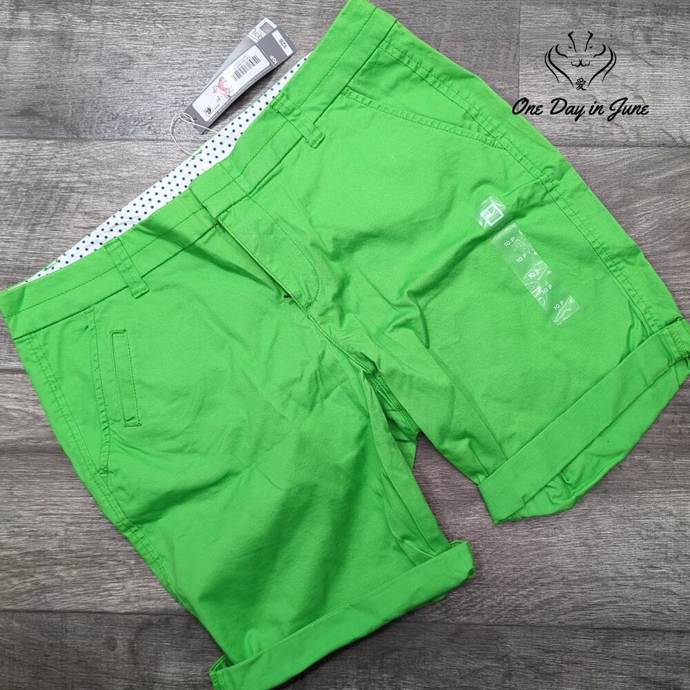 JCP Petite Chino Shorts Size 10P